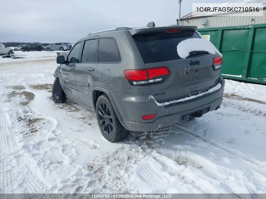 1C4RJFAG5KC710516 2019 Jeep Grand Cherokee Laredo