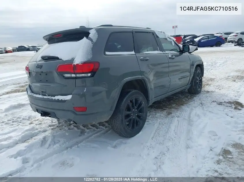 1C4RJFAG5KC710516 2019 Jeep Grand Cherokee Laredo