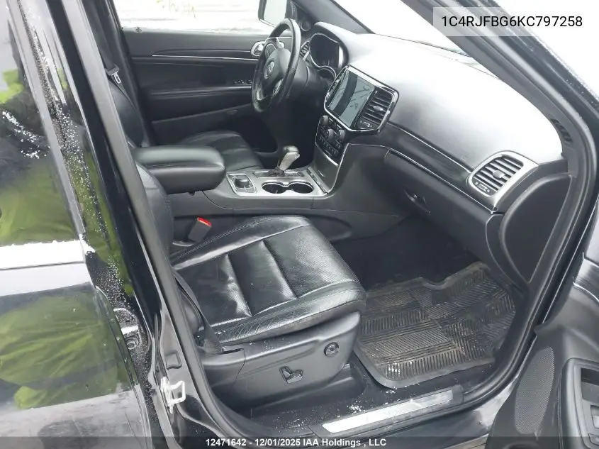 1C4RJFBG6KC797258 2019 Jeep Grand Cherokee Limited