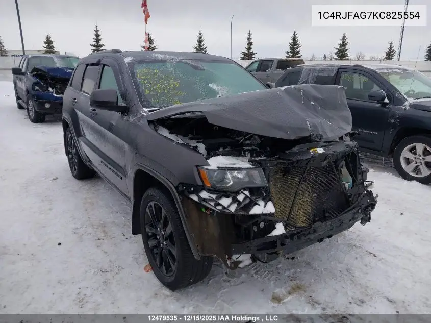 1C4RJFAG7KC825554 2019 Jeep Grand Cherokee Laredo