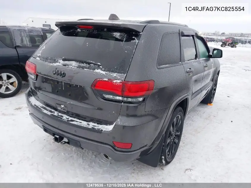1C4RJFAG7KC825554 2019 Jeep Grand Cherokee Laredo