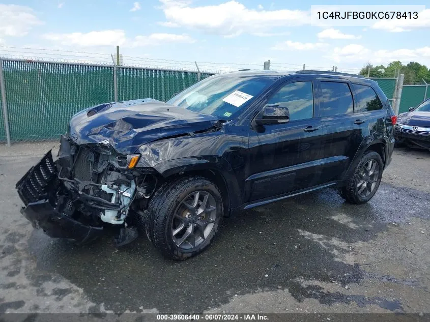 1C4RJFBG0KC678413 2019 Jeep Grand Cherokee Limited X 4X4