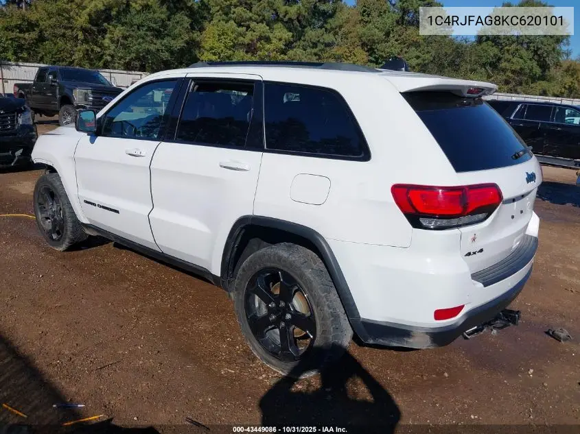 1C4RJFAG8KC620101 2019 Jeep Grand Cherokee Upland 4X4