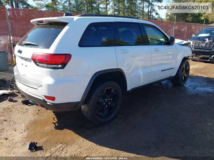 1C4RJFAG8KC620101 2019 Jeep Grand Cherokee Upland 4X4