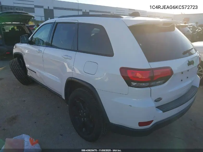 1C4RJEAG6KC572723 2019 Jeep Grand Cherokee Upland 4X2