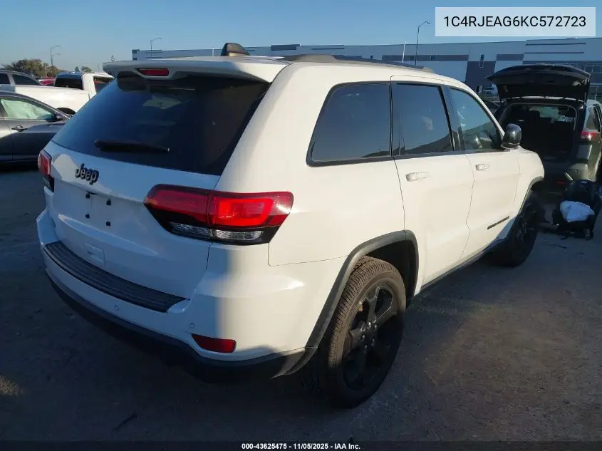 1C4RJEAG6KC572723 2019 Jeep Grand Cherokee Upland 4X2