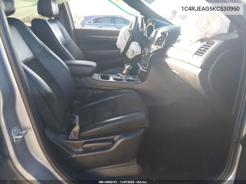 1C4RJEAG5KC530950 2019 Jeep Grand Cherokee Altitude 4X2