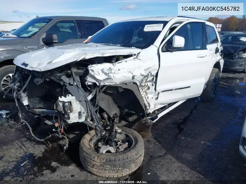 1C4RJFAG0KC545782 2019 Jeep Grand Cherokee Altitude 4X4