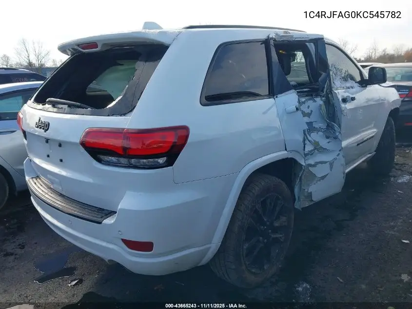 1C4RJFAG0KC545782 2019 Jeep Grand Cherokee Altitude 4X4