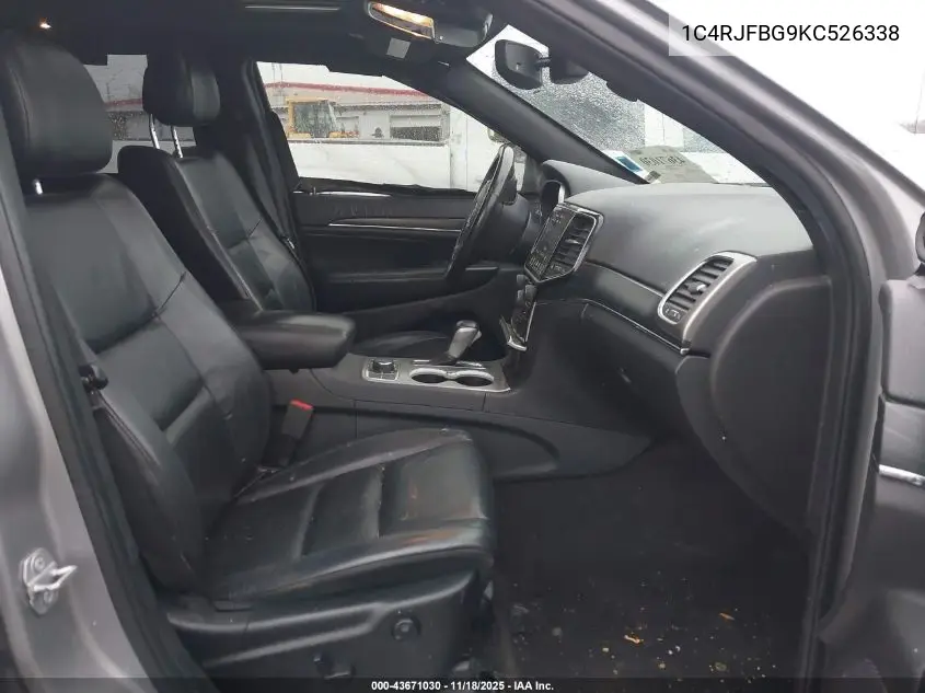 1C4RJFBG9KC526338 2019 Jeep Grand Cherokee Limited 4X4