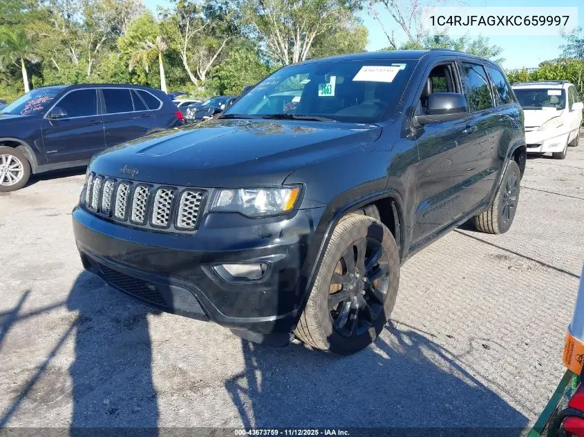 1C4RJFAGXKC659997 2019 Jeep Grand Cherokee Altitude 4X4