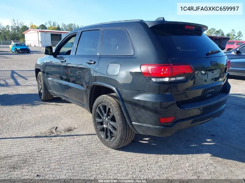 1C4RJFAGXKC659997 2019 Jeep Grand Cherokee Altitude 4X4