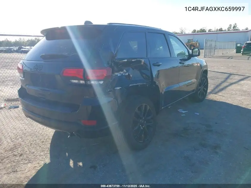 1C4RJFAGXKC659997 2019 Jeep Grand Cherokee Altitude 4X4