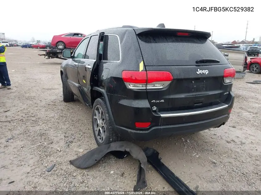 1C4RJFBG5KC529382 2019 Jeep Grand Cherokee Limited 4X4