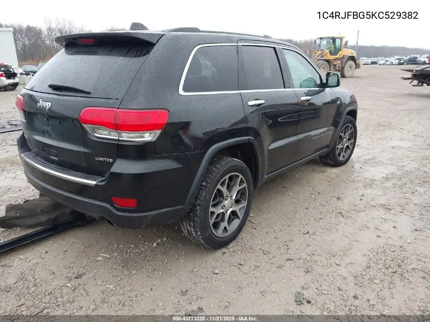 1C4RJFBG5KC529382 2019 Jeep Grand Cherokee Limited 4X4