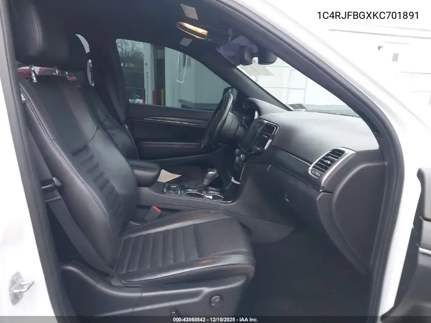 1C4RJFBGXKC701891 2019 Jeep Grand Cherokee Limited X 4X4