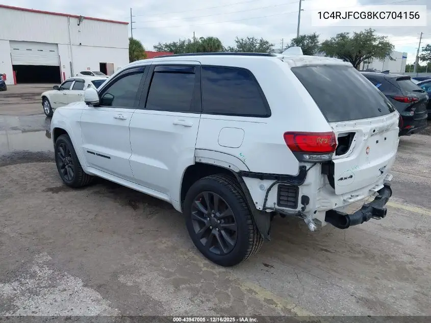 1C4RJFCG8KC704156 2019 Jeep Grand Cherokee High Altitude 4X4