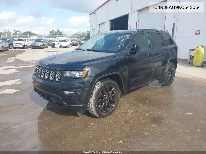 1C4RJEAG9KC543054 2019 Jeep Grand Cherokee Altitude 4X2