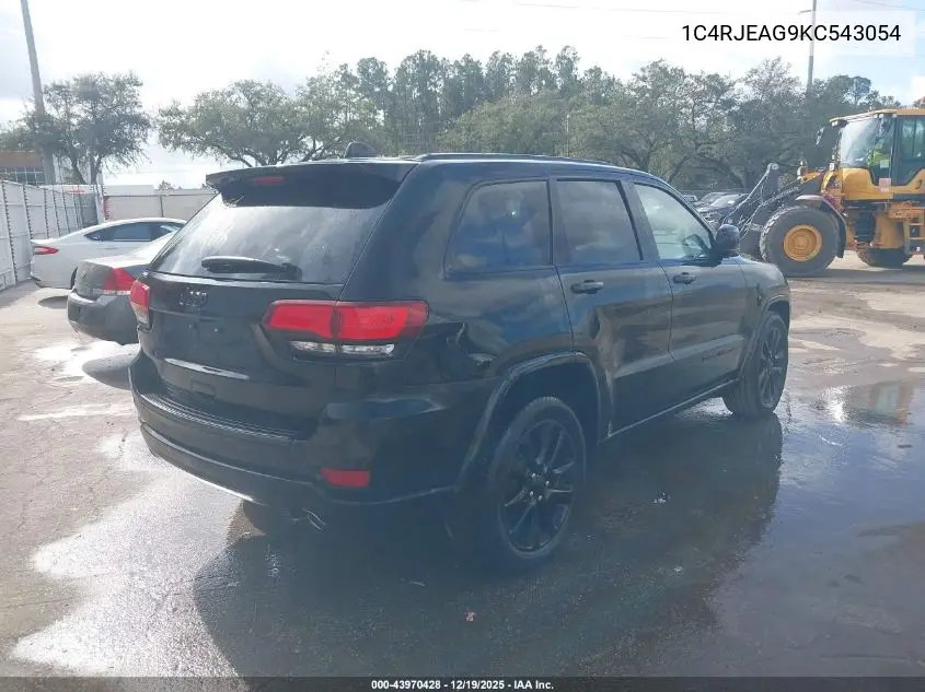 1C4RJEAG9KC543054 2019 Jeep Grand Cherokee Altitude 4X2