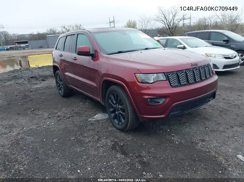 1C4RJFAG0KC709449 2019 Jeep Grand Cherokee Altitude 4X4