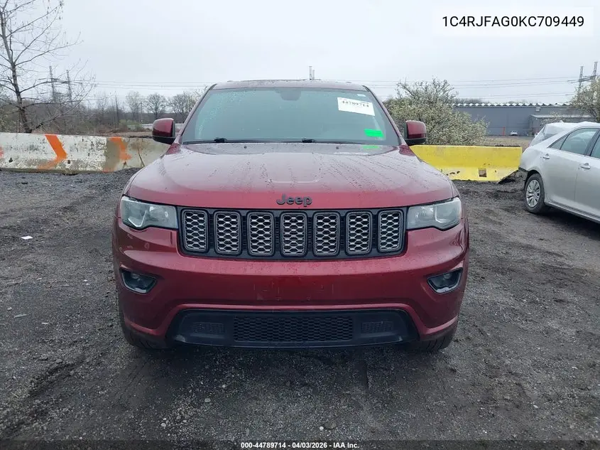 1C4RJFAG0KC709449 2019 Jeep Grand Cherokee Altitude 4X4