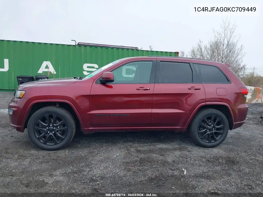 1C4RJFAG0KC709449 2019 Jeep Grand Cherokee Altitude 4X4