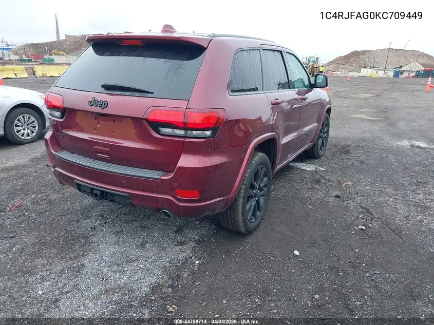 1C4RJFAG0KC709449 2019 Jeep Grand Cherokee Altitude 4X4