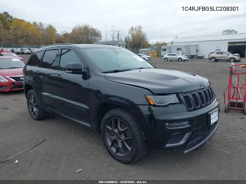 1C4RJFBG5LC208301 2020 Jeep Grand Cherokee Limited X 4X4