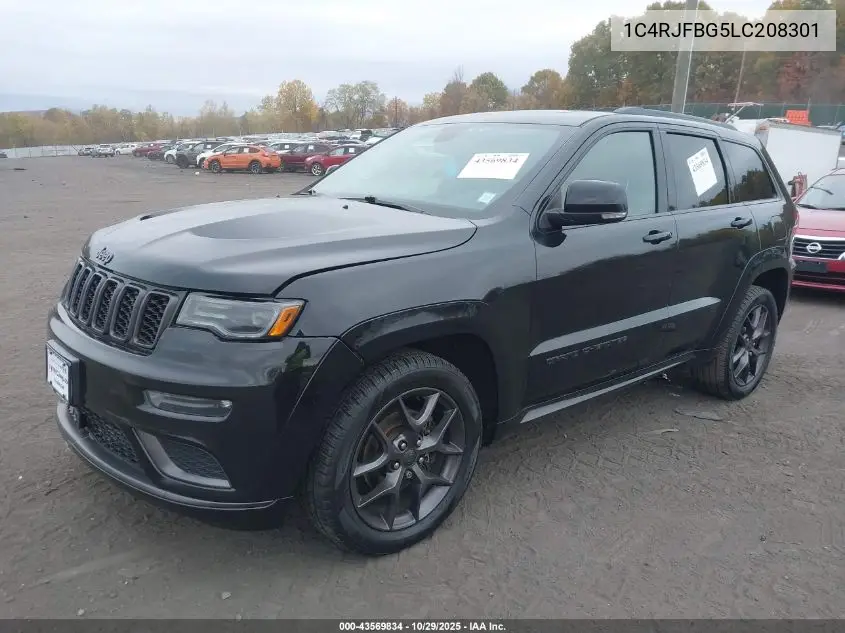 1C4RJFBG5LC208301 2020 Jeep Grand Cherokee Limited X 4X4