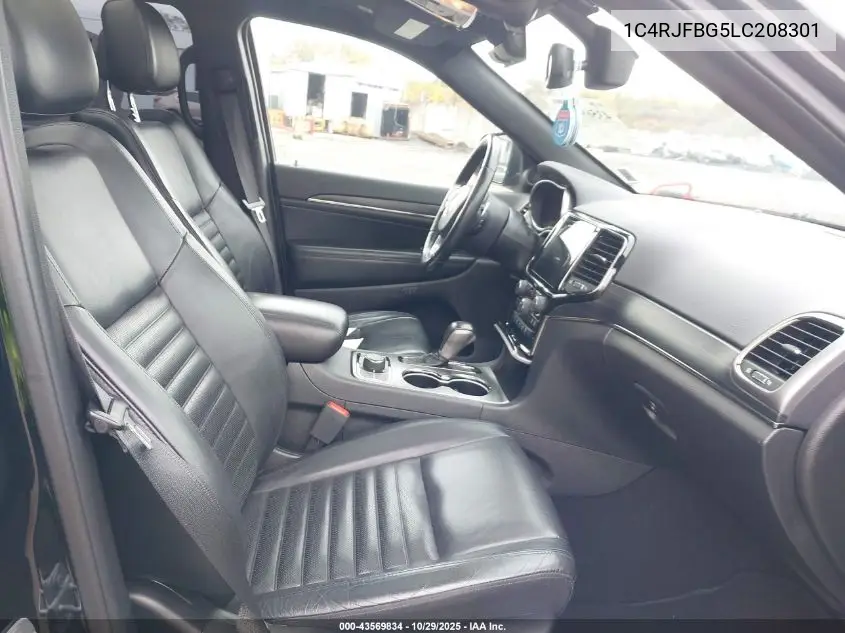 1C4RJFBG5LC208301 2020 Jeep Grand Cherokee Limited X 4X4