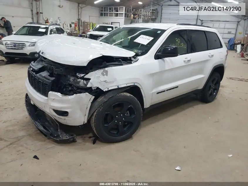 1C4RJFAG2LC149290 2020 Jeep Grand Cherokee Upland 4X4