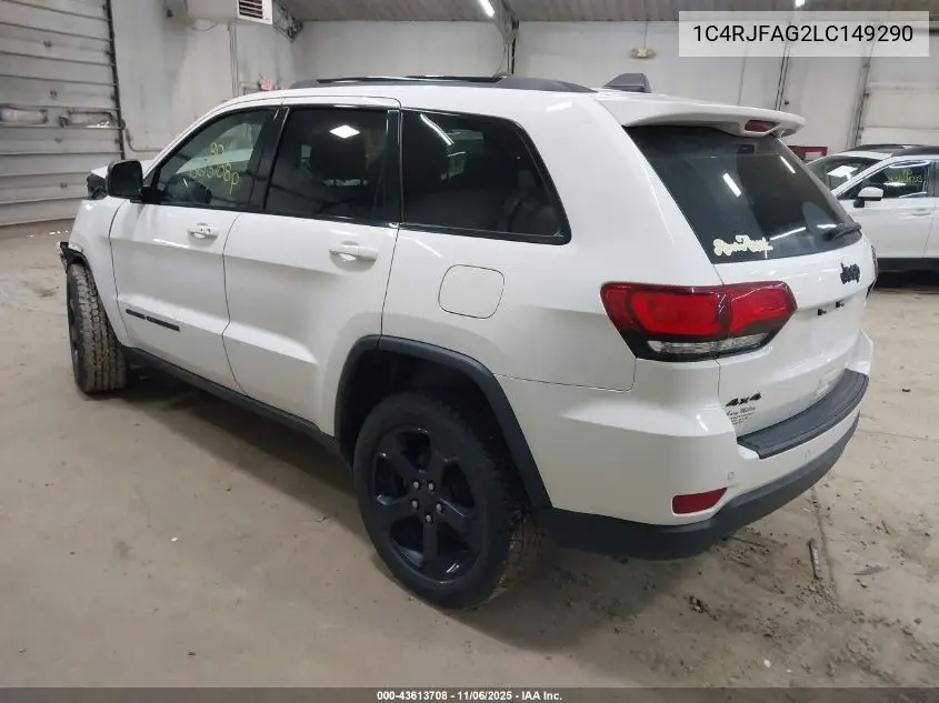 1C4RJFAG2LC149290 2020 Jeep Grand Cherokee Upland 4X4