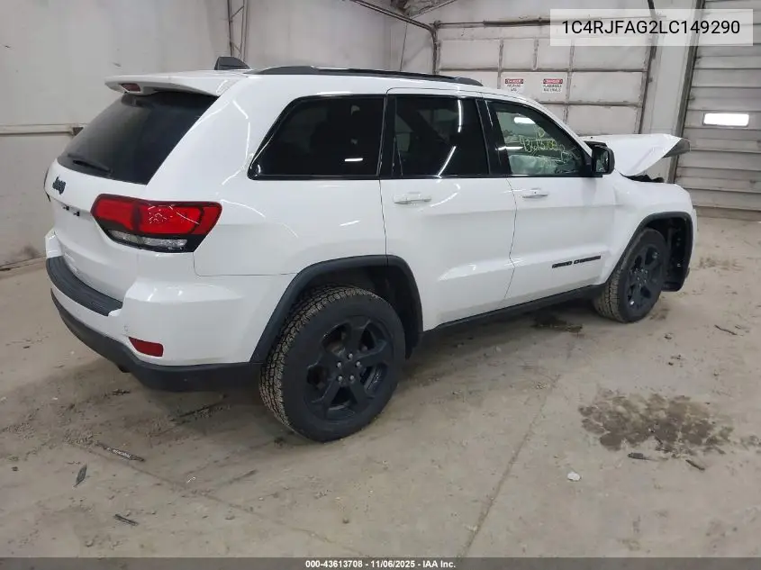 1C4RJFAG2LC149290 2020 Jeep Grand Cherokee Upland 4X4