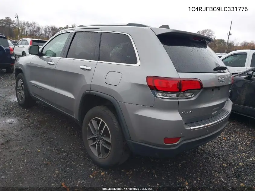 1C4RJFBG9LC331776 2020 Jeep Grand Cherokee Limited 4X4