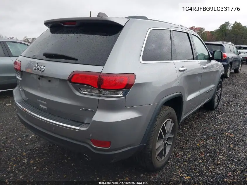 1C4RJFBG9LC331776 2020 Jeep Grand Cherokee Limited 4X4