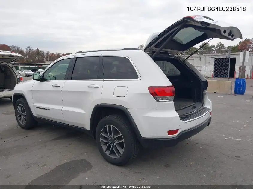 1C4RJFBG4LC238518 2020 Jeep Grand Cherokee Limited 4X4