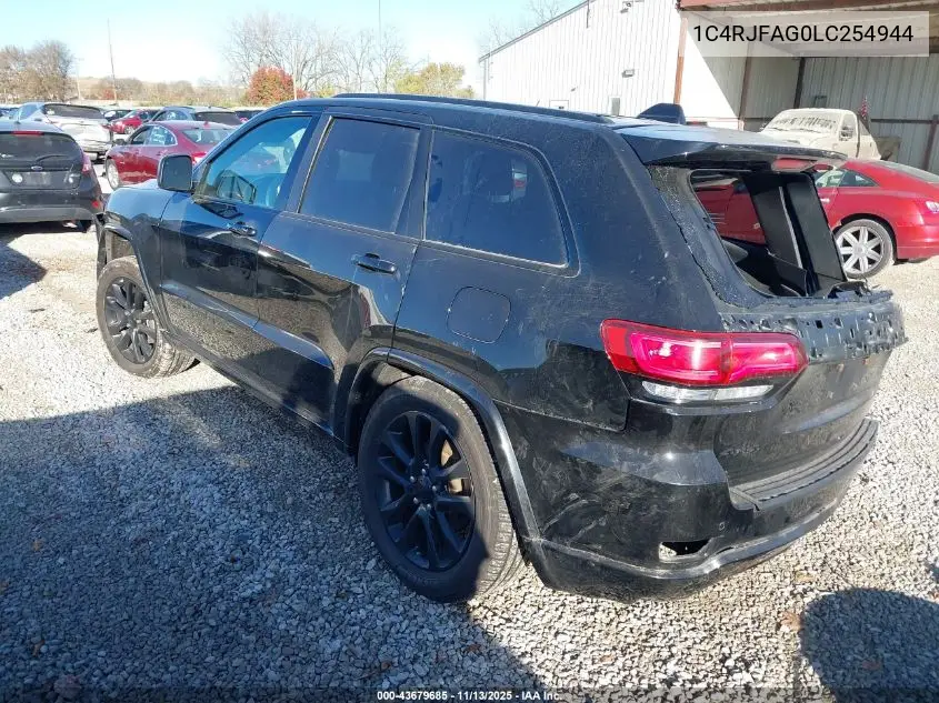 1C4RJFAG0LC254944 2020 Jeep Grand Cherokee Altitude 4X4