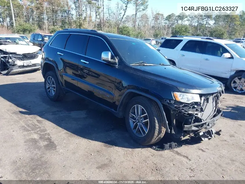 1C4RJFBG1LC263327 2020 Jeep Grand Cherokee Limited 4X4