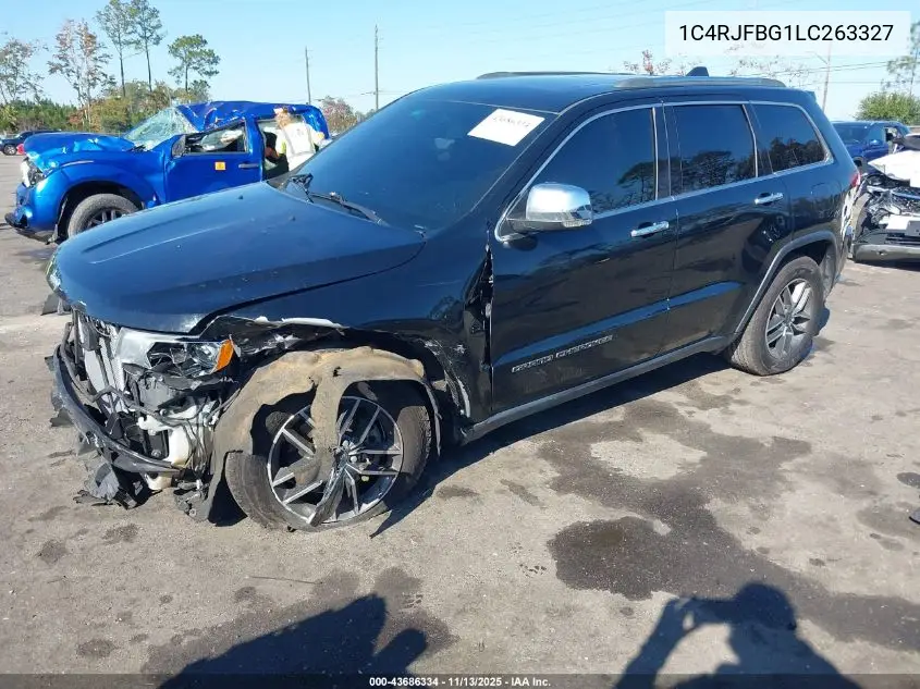 1C4RJFBG1LC263327 2020 Jeep Grand Cherokee Limited 4X4