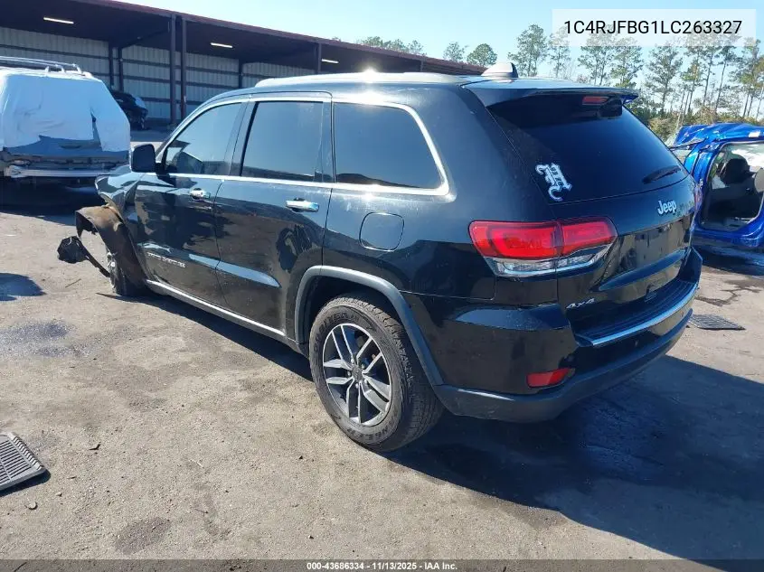 1C4RJFBG1LC263327 2020 Jeep Grand Cherokee Limited 4X4