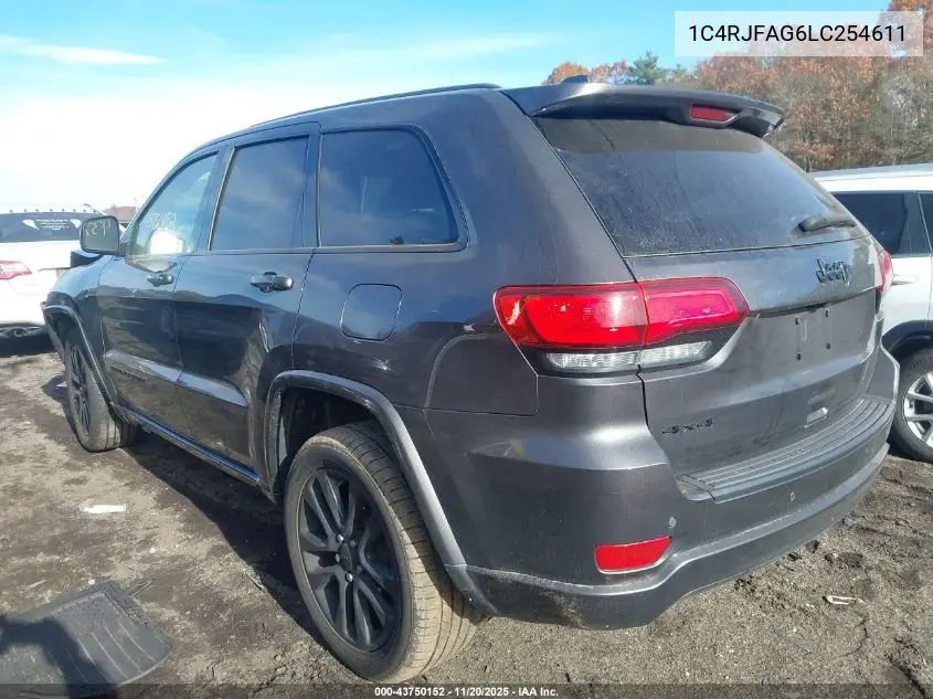 1C4RJFAG6LC254611 2020 Jeep Grand Cherokee Altitude 4X4