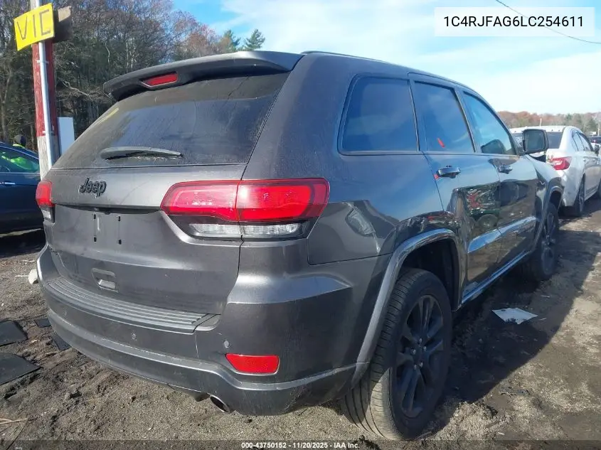 1C4RJFAG6LC254611 2020 Jeep Grand Cherokee Altitude 4X4