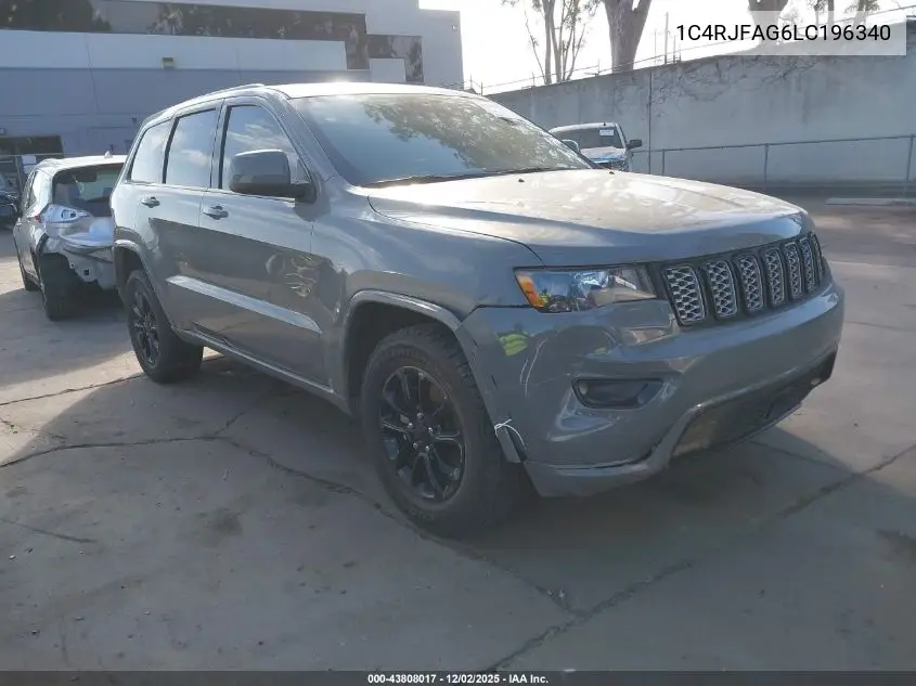 1C4RJFAG6LC196340 2020 Jeep Grand Cherokee Altitude 4X4