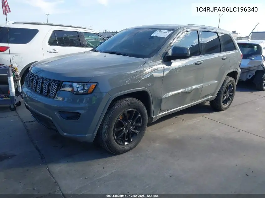 1C4RJFAG6LC196340 2020 Jeep Grand Cherokee Altitude 4X4
