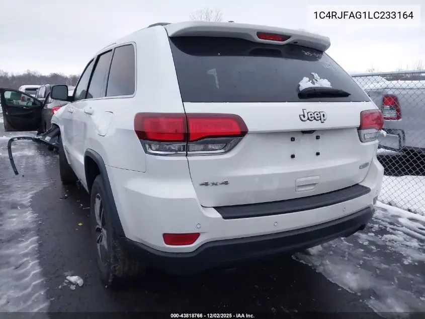 1C4RJFAG1LC233164 2020 Jeep Grand Cherokee North Edition 4X4
