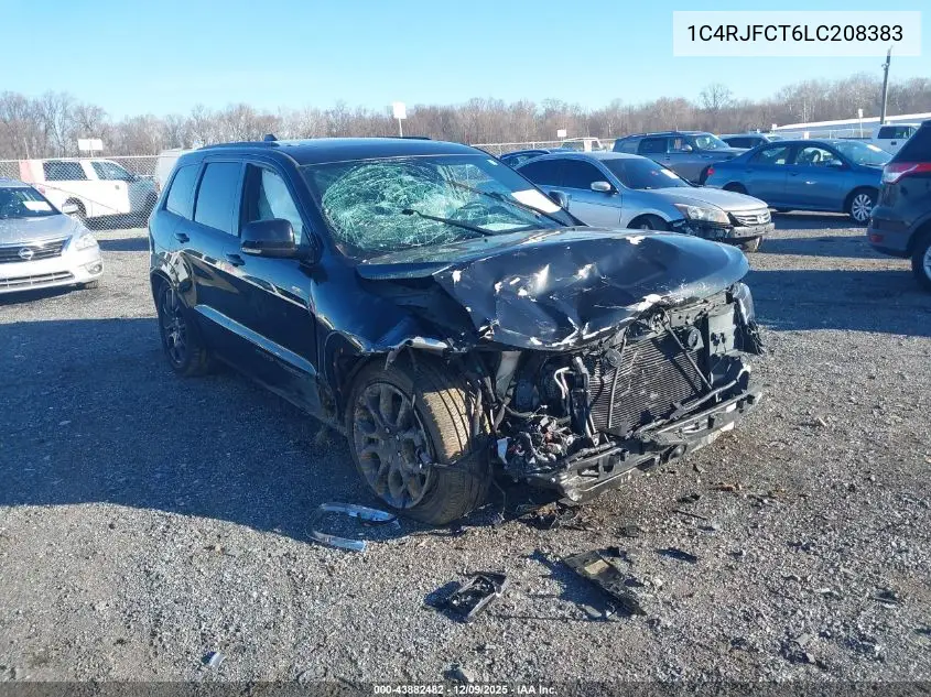1C4RJFCT6LC208383 2020 Jeep Grand Cherokee High Altitude 4X4