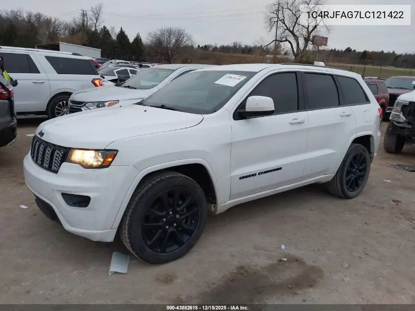 1C4RJFAG7LC121422 2020 Jeep Grand Cherokee Altitude 4X4