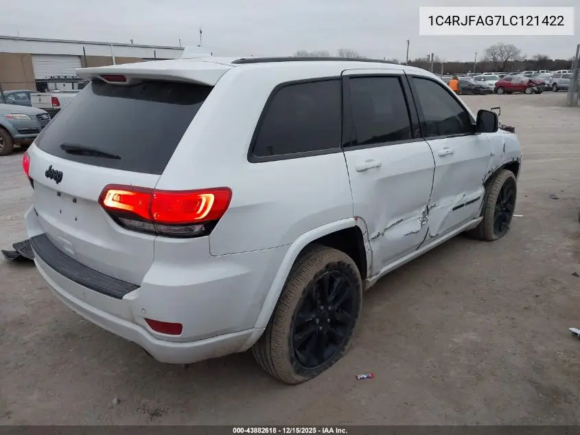 1C4RJFAG7LC121422 2020 Jeep Grand Cherokee Altitude 4X4