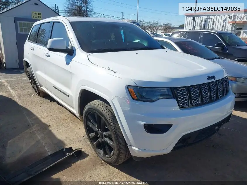 1C4RJFAG8LC149035 2020 Jeep Grand Cherokee Altitude 4X4