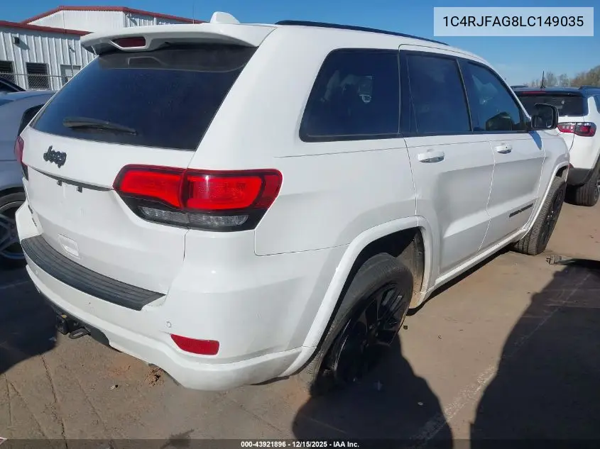 1C4RJFAG8LC149035 2020 Jeep Grand Cherokee Altitude 4X4